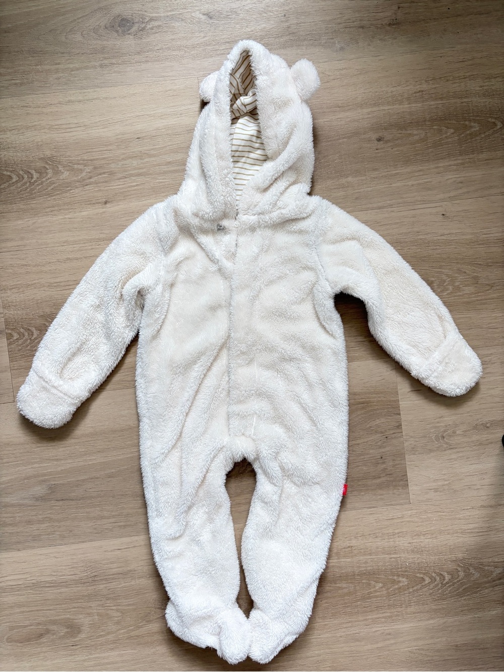 Magnetic Me Baby Bear Fleece Bunting 9-12M
